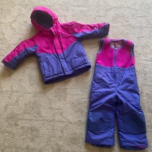 Columbia toddler girls snow suit